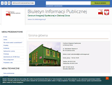 Tablet Screenshot of cis.bipzielonagora.pl